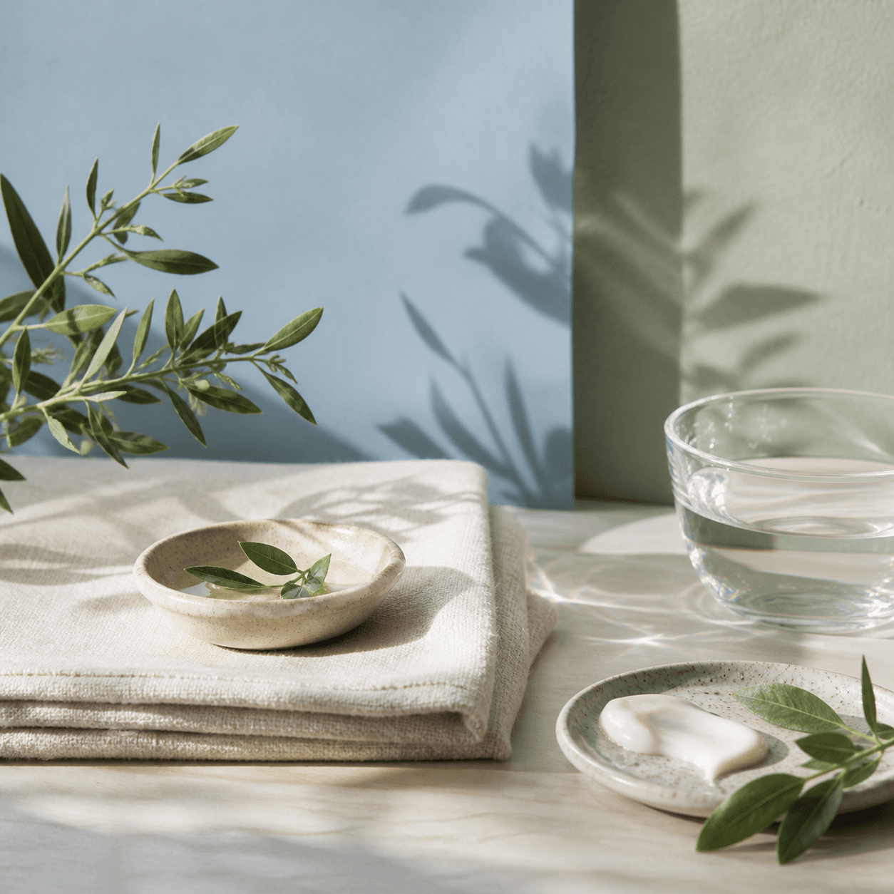 A quiet, botanical moment from the Sage Cosmetics story